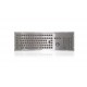 Tastiera industriale in acciaio inossidabile IP 65, 106 tasti con trackball