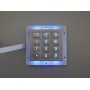 Industrial numeric keypad stainless steel, 12 keys, IP67