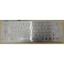 Stainless steel keyboard, vandal proof, 64 FLAT keys, IP65