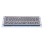 Mini compact stainless steel keyboard, vandal proof, 66 keys, IP65