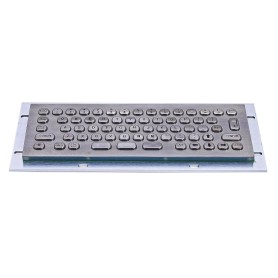 Teclado industrial compacto de acero inoxidable IP 65, 66 teclas