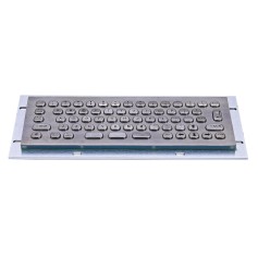 Teclado industrial compacto de acero inoxidable IP 65, 66 teclas