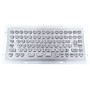 Mini compact stainless steel keyboard, vandal proof, 86 keys, IP65