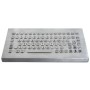 Stainless steel keyboard, vandal proof, 86 keys, IP65