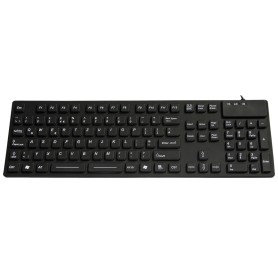 Teclado de silicona IP68, 105 teclas, USB con teclado numérico