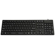 Silicone keyboard, IP68, 105 keys, USB with numeric keypad