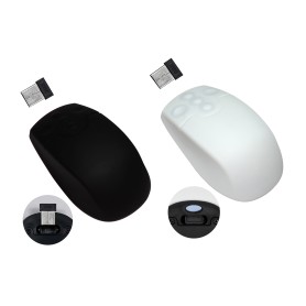 Mouse wireless in silicone impermeabile, USB, IP65, 1000 dpi