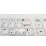 Tastiera in vetro IP67, 93 tasti, USB con touchpad