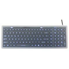 Silicon keyboard, IP68, 100 keys, USB with backlight and membrane