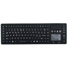Tastiera silicone IP65, 105 tasti, wireless, con touchpad