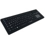 Silicon keyboard, IP65, 105 keys, wireless with touchpad