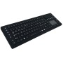 Tastiera silicone IP65, 105 tasti, wireless, con touchpad