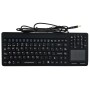 Silicon keyboard, IP68, 116 keys, USB with touchpad