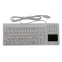 Tastiera silicone IP68, 116 tasti, USB con touchpad
