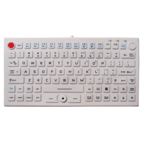 Silicon keyboard, IP68, 89 keys, USB