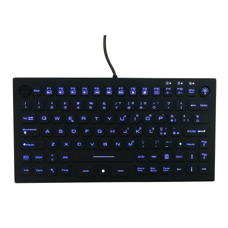 Silicon keyboard, IP68, 89 keys, USB with backlight
