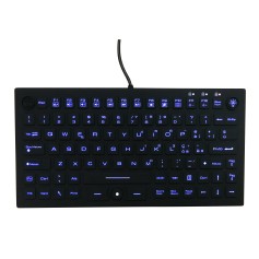 Silicon keyboard, IP68, 89 keys, USB with backlight