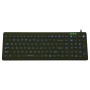 Teclado de silicona IP68, 110 teclas, retroiluminado