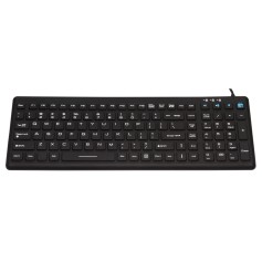 Teclado de silicona IP68, 110 teclas, USB