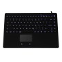 Teclado de silicona IP68, 91 teclas, USB, retroiluminado