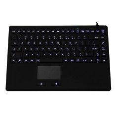 Silicon keyboard, IP68, 91 keys, USB with touchpad and backlight