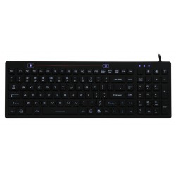 Silicone keyboard, IP68, 100 keys, USB with backlight