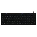 Silicone keyboard, IP68, 100 keys, USB with backlight