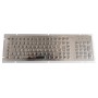 Stainless steel keyboard with numeric keypad, vandal proof, 98 keys, IP65