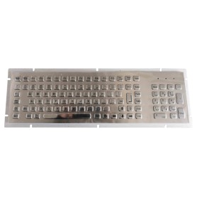 Edelstahl-Industrietastatur mit numerischer Tastatur, IP65, 98 Tasten