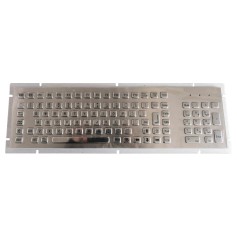 Stainless steel keyboard with numeric keypad, vandal proof, 98 keys, IP65