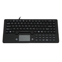 Teclado silicona IP68, 87 teclas, USB con touchpad