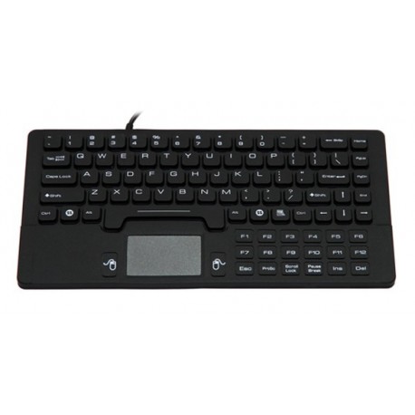Tastiera silicone IP68, 87 tasti, USB con touchpad