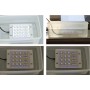 Stainless steel industrial numeric keypad, 16 keys, IP65