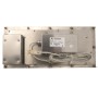 Tastiera industriale a membrana IP 67, 81 tasti con trackball IP68