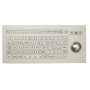 Industrial IP 67 membrane keyboard, 84 keys with IP68 optical trackball