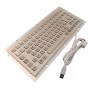 Stainless steel keyboard, vandal proof, 86 keys, IP65