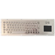 Tastiera industriale in acciaio inossidabile IP 65, 66 tasti con touchpad