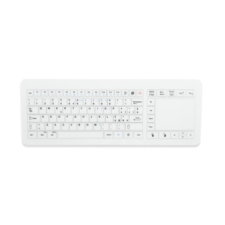 Glass keyboard, IP67, 93 keys, USB with touchpad