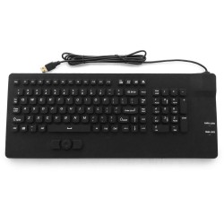 Teclado silicona IP68, 102 teclas, USB