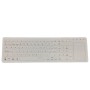 Teclado silicona IP68, 89 teclas, inalámbrico, con touchpad