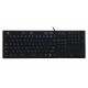 Silicon keyboard, IP67, 118 keys, USB with touchpad and backlight