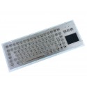 Tastiera industriale in acciaio inossidabile IP 65, 83 tasti con touchpad