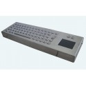 Tastiera industriale in acciaio inossidabile IP 65, 66 tasti con touchpad