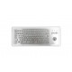 Mini compact stainless steel keyboard, vandal proof, 86 keys, IP65 with trackball